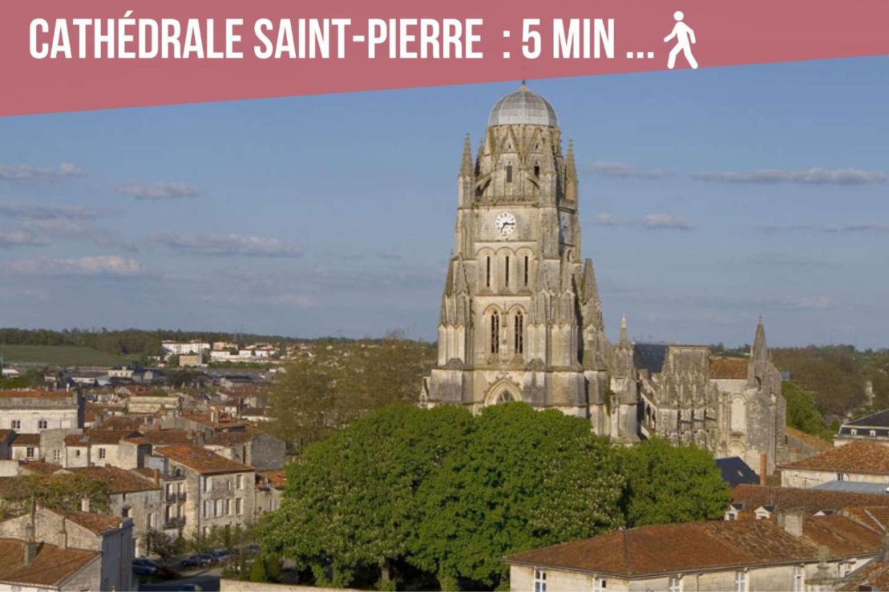 Ღ Le Saintois • Au Coeur De Ville, Spacieux & Wifi Saintes Buitenkant foto
